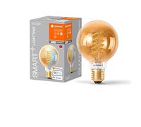 LEDVANCE SMART+ WIFI LED-Lampe, Gold-Tönung, 8W, 650lm, Kugel-Form mit 80mm Durc [EEK: G]