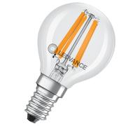 Lampadina Led a sfera Ledvance Osram 4,2W attacco E14 2700K SCP40D927CE11