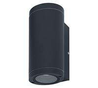 LEDVANCE LED ENDURA BEAM Wall UpDown GU10 Appplique per 2x Lampadine GU10, luce di Design per Esterni, per Illuminazione Indiretta su 2 lati, in Alluminio di Qualità in, Grigio (Scuro)