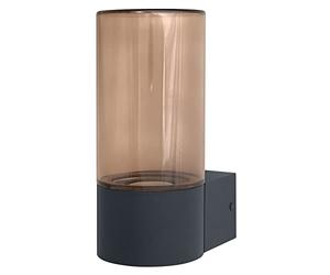 LEDVANCE LED ENDURA CLASSIC PIPE Wall E27 Applique per 1x Lampadine E27, luce di Design Contemporaneo con Ottica Tubolare, Realizzata in Alluminio di Qualità e Vetro Color Ambra