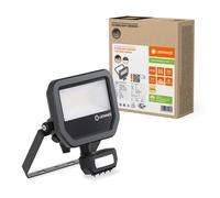 Ledvance LED Faretto Nero IP65 17W Warm Bianco 3000K Con Sensore Di Movimento [EEK: E]