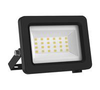 LEDVANCE LED floodlight with energy efficiency class A, black aluminium housing,