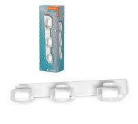 LEDVANCE ORBIS Flame lampada da parete e soffitto con LED, bianco, 16,5W, 1050lm, 3000/4000K,(bianco freddo/bianco caldo), protezione IP44 contro corpi estranei e spruzzi d'acqua