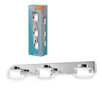 Ledvance LED Luce Specchio Orbis Flame Cromo IP44 3 x5, 5W Clic Cct 3000K-4000K [EEK: G]