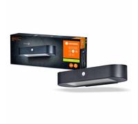 Lampada Da Esterno LED Endura Style Solare Nera IP44 6W Con Sensore Di Movimento