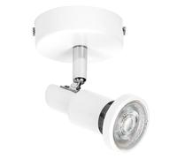 LEDVANCE LED SPOT GU10 1 x 3,4 W, 230 lm, bianco, temperatura di colore 2.700 K, colore della luce bianco caldo, design senza tempo, lampada LED sostituibile, ideale per interni, teste regolabili