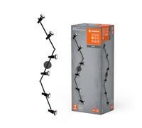 LEDVANCE Faretto da soffitto GU10, 6 luci, nero LEDVANCE