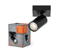 LEDVANCE Faretto LED ottagonale, dimmerabile, a 1 luce, nero LEDVANCE