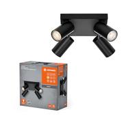 LEDVANCE LED SPOT OCTAGON PL 4 x 3,4W, GU10, 920lm, nero, temperatura colore 2.7