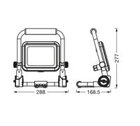 LEDVANCE LED-Worklight Value R-Stand faretto LED 30W LEDVANCE