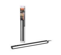 LEDVANCE Linear Turn Connect under-cabinet light with tilt function, 55 cm, 10 W, 620 lm, 3,000/4,000/6,500 K, warm white/cold white/daylight, CCT dimmable, black aluminium, IP20