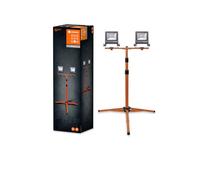 LDV 075213951 - Proiettore da cantiere a LED, 2 x 30 W, 5400 lm, 4000 K, IP65, C