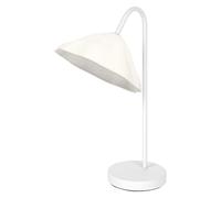 LEDVANCE luce da tavolo Decor Lotus Leaf, col. bianco, in metallo e cartapesta,