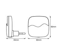LEDVANCE Lunetta Wave luce LED notturna sensore LEDVANCE