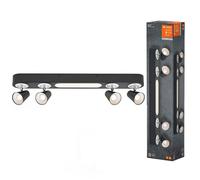 LEDVANCE DECOR SPOT NEPTUNE 27W, 1.280lm, nero, faretto, teste orientabili, util
