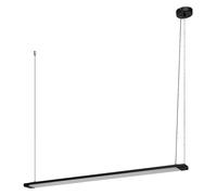 LEDVANCE OFFICE LINE SLAB office ceiling light with diffuser in black, 1.2 m lon