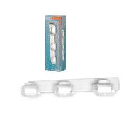 LEDVANCE ORBIS Flame lampada da parete e soffitto con LED, bianco, 16,5W, 1050lm, 3000/4000K,(bianco freddo/bianco caldo), protezione IP44 contro corpi estranei e spruzzi d'acqua