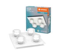 LEDVANCE ORBIS Flame lampada da parete e soffitto con LED, bianco, 22W, 1400lm, 3000/4000K,(bianco freddo e bianco caldo), protezione IP44 contro corpi estranei e spruzzi d'acqua