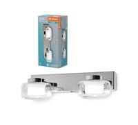 LEDVANCE ORBIS Flame lampada da parete e soffitto con LED, cromo, 11W, 700lm, 30