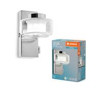 LEDVANCE ORBIS Flame lampada da parete e soffitto con LED, cromo, 5,5W, 350lm, 3