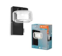 LEDVANCE ORBIS Flame lampada da parete e soffitto con LED, nero, 5,5W, 350lm, 30