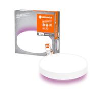 LEDVANCE ORBIS BACKLITE ROUND SMART+ WiFi apparecchio Ø 35cm, apparecchio LED dimmerabile per interni, 28W, temperatura di colore da 3000 a 6500K, 2400lm, luce RGB per luce bianca e colorata, bianco
