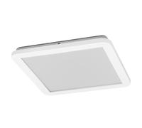 LEDVANCE ORBIS Disc da parete/soffitto con LED, bianco, 22W, 1800lm, 3000/4000K, 30x30cm, protezione IP44 per bagni, viti di montaggio e tasselli inclusi