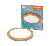 LEDVANCE ORBIS Disc da parete/soffitto con LED, decoro legno, 22W, 1800lm, 3000/