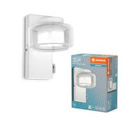 LEDVANCE ORBIS Flame da parete e soffitto con LED, bianco, 5,5W, 350lm, 3000/4000K, (bianco freddo e bianco caldo), protezione IP44 contro corpi estranei e spruzzi d'acqua