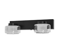 LEDVANCE ORBIS Flame lampada da parete e soffitto con LED, nero, 11W, 700lm, 300