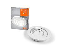 LEDVANCE Orbis, Plafoniera a LED ovale a spirale, 360 mm, bianca, 27 W, 2400 lm, colore della luce bianco caldo, efficace distribuzione indiretta della luce, lunga durata, modulo LED, ovale, IP20