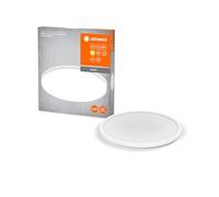 LEDVANCE ORBIS plafoniera Ultra Slim 400mm, bianca, 22W, 2720lm, omogenea, luce bianca calda (3000K) + retroilluminazione, dim a tre livelli con interruttore a muro, ultrasottile, protezione IP20