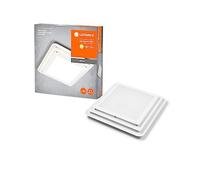 LEDVANCE Orbis Spirale Spirale LED 45 x 45 cm, bianco, 26W, 3000LM, bianca calda, distribuzione indiretta e di luce diretta, durata di servizio lungo, quadrato, design a strati, IP20, 3000K