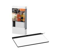 LEDVANCE Pannello sottolavabuta, senza cornice, 30 x 20 cm, CCT dimmerabile, 7,5 W, 450 lm, 3000/4000/6500K, bianco caldo/bianco freddo/diurno, CCT dimmerabile, nero, plastica (PC) IP20