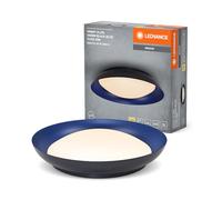 LEDVANCE Plafoniera LED Orbis Plate, nero-blu, 45W, 2200lm, 3000K, 480mm, 830 b
