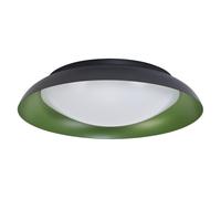 LEDVANCE Plafoniera LED Orbis Plate, nero-verde, 35W, 1700lm, 3000K, 430mm, 830