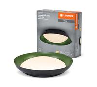 LEDVANCE Plafoniera LED Orbis Plate, nero-verde, 45W, 2200lm, 3000K, 480mm, 830