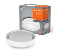 LEDVANCE ORBIS Madrid Lampada del soffitto 290mm, bianca, presa E27, design ottimo, alloggiamento in metallo, adatto interni, round, Classe protezione IP20