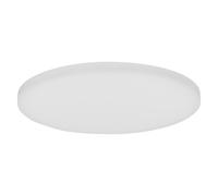 LEDVANCE Planon Frameless Round, bianco con tecnologia LED avanzata, 28 W, rotondo (diametro 450 mm), colore della luce bianco caldo a 3000 K, corpo in alluminio, diffusore in PMMA satinato