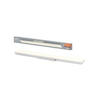 LEDVANCE Planon Plafoniera bianca senza cornice con tecnologia LED avanzata, 35 W, forma rettangolare (1200 x 100 mm), 3000 K, alloggiamento in alluminio, diffusore in PMMA satinato