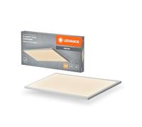 LEDVANCE Planon Plus plafoniera in bianco con tecnologia LED avanzata, 22 W, forma rettangolare (300 x 600 mm), colore della luce bianco caldo a 3000 K, corpo in alluminio, diffusore in PMMA satinato