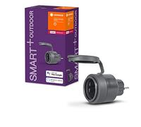LEDVANCE Presa intelligente per esterni con tecnologia ZigBee in un design compatto, l'integrazione di dispositivi convenzionali nella casa intelligente,SMART+ OUTDOOR COMPACT PLUG, confezione da 1