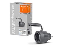 LEDVANCE Presa intelligente per esterno con tecnologia WiFi in un design compatto, per l'integrazione di dispositivi convenzionali nella casa intelligente, SMART+ OUTDOOR COMPACT PLUG, confezione da 1