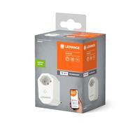 LEDVANCE Presa smart WLAN intelligente, presa wifi con contatore di corrente per la casa intelligente, compatibile e controllabile con Google, Alexa o tramite app, 2,4GHz, versione per Svizzera/CH,