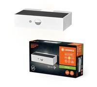 LEDVANCE Sensore ENDURA STYLE BRICKLUME, luce solare, 3 W, 300 lm, bianco, illuminazione indiretta, rilevatore di movimento, sensore di luce diurna i protezione IP65, 3.000 K
