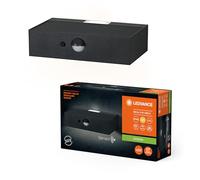 LEDVANCE Sensore ENDURA STYLE BRICKLUME, luce solare, 3 W, 300 lm, grigio, grigio scuro, illuminazione indiretta, rilevatore di movimento, sensore di luce diurna, IP65, 3.000 K