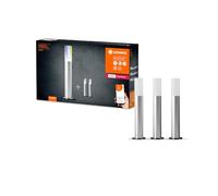 LEDVANCE Set di estensione lampada da giardino Smart LED con 5 poli, catena luminosa dimmerabile con controllo wireless, tecnologia Zigbee, temperatura di colore 2000-6500 K, 3 W per 420 lm