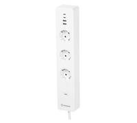 Smart+ Ciabatta 3-fach Multi Power Socket Bianco USB App Google Alexa Wifi