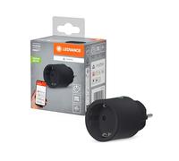 LEDVANCE SMART+ Indoor Plug, Presa intelligente con Matter over WiFi, per l'integrazione di dispositivi tradizionali nella smart home, compatibile con Alexa, Google e Apple, nero, confezione da 1