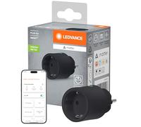 LEDVANCE SMART+ Indoor Plug, Presa intelligente con Matter over WiFi, per l'integrazione di dispositivi tradizionali nella smart home, compatibile con Alexa, Google e Apple, nero, confezione da 1